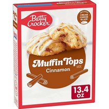 Betty Crocker 베티크로커 시나몬 머핀 탑 베이킹 믹스 (13.4oz) 2팩, Cinnamon