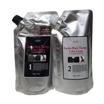 모나리자 루시나 블랙테라피 염색약500g/오징어먹물, 다크브라운