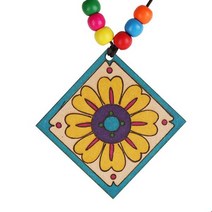 1500 전통 나무 목걸이 1번 diy방과후만들기