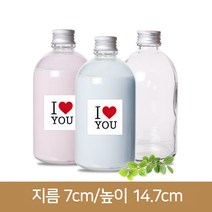 유리병 밀크티병 음료불투명 350 (A-W) (알루미늄 마개), 알루미늄마개_실버, 1개