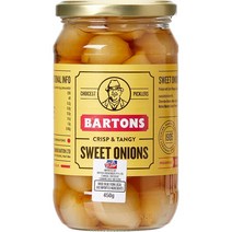 바튼 Bartons Pickled Onions 호주 스위터 어니언 피클 450g, 1팩
