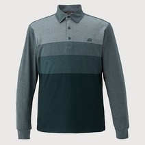 인디안 고급 폴리스판 배색 카라티셔츠 MIPALXF8311BCN