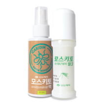 신신제약 모스키토 밀크 50ml(바르는타입) + 신신 모스키토액 라벤더향 60ml(스프레이) 모기 기피제 2종 세트, 신신 모스키토 밀크1개+ 모스키토액1개