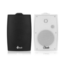 미라클엠 150W 고출력 매장용스피커 카페스피커 M610S 블랙화이트, M610S-W (화이트)