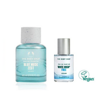 궁궐STORE 더바디샵 블루 머스크 제스트 오 드 뚜왈렛 60ml+화이트 프리 퍼퓸15ml의점