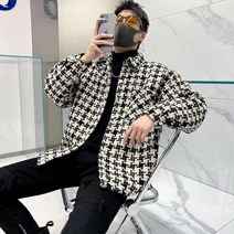 남자트위드자켓 카라 재킷 블레이저 L31