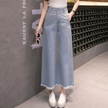vaviola 바비올라 여자 데님 팬츠 와이드 청바지 U1v42v - 399