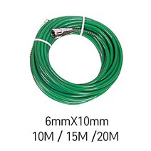 에어호스 연질 호수 카플러장착 우레탄호스 외경10 내경6 10m 15m 20m