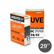 벨로또 29인치 MTB 자전거 튜브 프레스타(40mm), FV40 29x1.9/2.35 40mm