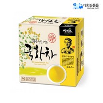 쌍계 쌍계명차 김동곤 명인이 만든 국화차 40+40T 꽃잎차, 0.5g, 40개입, 6개