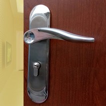 키타입잠금장치 알루미늄 합금 크롬도금 침실 현관자물쇠 실내 방 고집함 손쇠 구 목 145 공 거리 58 2590424934, 배합빅58구리자물쇠체16535-45MM범용형열쇠포함