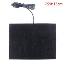 캠핑용온풍기 캠핑용히터 무선히터 5v 탄소 섬유 난방 패드 손 따뜻하게 usb 난방 필름 전기 겨울 적외선 발열 열 매트 14pcs, 1-1개