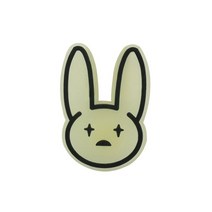 호환 지비츠 어두운 악어에 빛나는 토끼 신발 매력 19 개 라이트 업 핀 악어 푸에르토 리코 라틴 가수, [02] 00102 1pcs