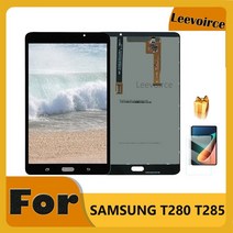 삼성 갤럭시 탭 a 7.0 2016 sm-t280 sm-t285 t280 t285 wifi 3g lcd 디스플레이 터치 스크린 어셈블리 태블릿 pc 부품 필름, t280 화이트