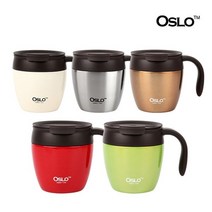 오슬로 보온보냉 애플머그 350ml / 스텐머그 보온컵, 애플머그350-아이보리