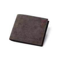 일월전빵 남성용 가죽 반지갑 슬림 캐주얼 포인트
