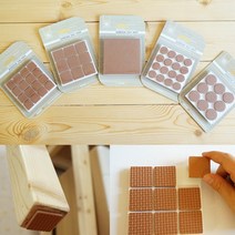 DMATO 디마토 EVA FELT 가구 소음방지패드 주방 식탁 의자 책상 침대 마루 침대 세탁기 긁힘방지 소음 방지 의자발커버 층간 바닥보호 범퍼 패드 쿠션 의자발캡, 선택02-EVA가구패드-사각소형, 1개