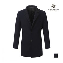 인디안 TREMOLO 남성 슬림카라 디자인 코트_TRRELSZA111