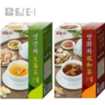 담터 생강차 50T x 1개 + 쌍화차, 100스틱