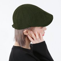 라핑 울 헌팅캡 겨울 모직 골프 모자