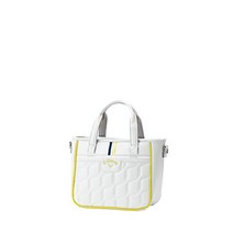 192557 보스턴백 토트백 캘러웨이 미니 토트 PU SPORT MINI TOTE WMS 23 여성, 흰색/황색
