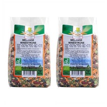 MOULIN DES MOINES 물린 데 무안스 미니스트로네 베지터블 야채 믹스 인스턴트 스프 minestrone 500g 2개, 1세트