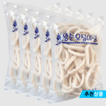 왕손 오징어링 400g 냉동 업소용 튀김 간식 볶음용 통살 술안주 짬뽕 삼손 씨푸드, 5개