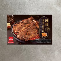 넉넉 하이포크 청계산 청계수제 꿀 갈비 1팩 400g 돼지갈비 예약상품 2023.01.25 부터 발송, 1개