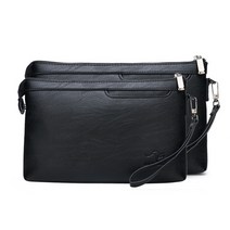 쇼미코리아 남성 남자 고급 가죽 소가죽 맨블랙 클러치백 손가방