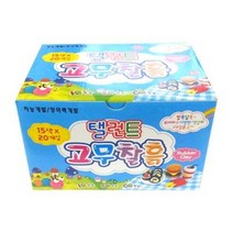탤런트 고무찰흙/840549/15색 1갑 20개입/칼라고무찰흙