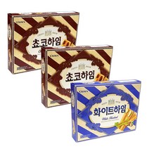 크라운 초코하임 284g x 2p + 화이트하임 284g, 1세트