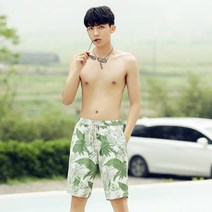 슬림 몰디브 커플룩 하와이안 허니문웨어 상의 바캉스 패밀리룩 야자수 신혼여행 민소매 바지