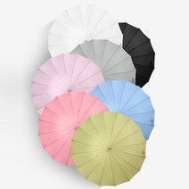 [공유] 16살대 무지 파스텔 장우산 7color