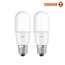 오스람 LED 스틱전구 10W, 주광색, 2개입