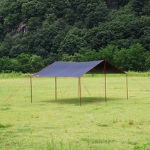 레드스노우 수면렉타타프 자외선 99.9% 차단, 블랙 / 풀셋 (폴대+스토퍼+스트링+팩)