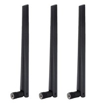 2.4g5g 듀얼 밴드 장거리 와이파이 안테나 5dbi 이득 rp-sma 인터페이스 asus rt-ac68u ac66u 무선 라우터 4g 안테나 부스터, 검은 색