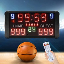 YZ 스코어보드 점수판 Professional Aluminum 전자 농구 12 14 24, remote control