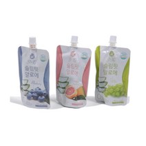 알로에팜 다이어트 슬림핏 알로에 과일맛 음료, 청포도, 10개입, 100ml