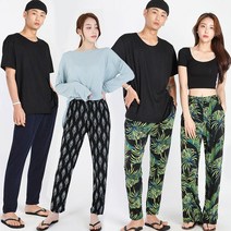 냉장고바지 9부 일자 여성 남성 빅사이즈 슬랙스 밴딩팬츠