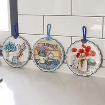 플라워 베이스 도자기 냄비받침-6type, B