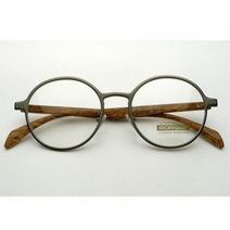 공부 집중 안경 남자 여자 원형 콤비메탈뿔테 패션 안경테