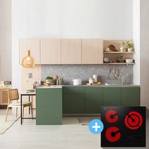 리바트키친 가드니아 1.5m(-자/전기쿡탑), 없음