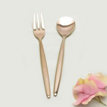 수타미 방짜유기 스푼 포크 B형 세트 2P, 2개