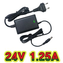 순흥전기 어댑터 24V 1.25A 전원선일체형 SMPS 1250mA 어댑터 아답터 직류전원장치