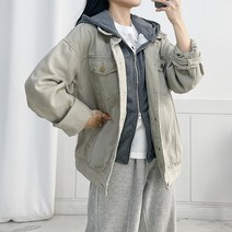 (모노레인) 펑키 후드 레이어드 자켓 D 24281