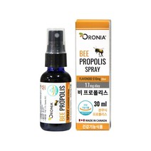 오로니아 비 프로폴리스스프레이 30ml 플라보노이드 프로폴리스원액 효과 항산화 구강 항균 환절기 건강 캐나다 프로폴리스, 1개
