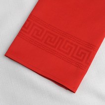 베리안 바리스타 린넨 타올 카페행주 테이블냅킨 순면행주, 5개, 레드