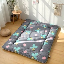 접이식 매트리스 3단접이식 바닥 자취 얇은 롤팩 병원 폴더 매트 라텍스 미니싱글 1인용 토퍼 4단 딱딱한, P