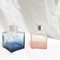 몰드몰 디퓨저용기 - 사각사각 ( 투톤 ), [ 투톤살구핑크 | 실버무광캡 ]