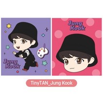 DIY 보석십자수 큐빅페인팅 BTS 타이니탄 데코 스티커 - Jung-Kook 정국 (스티커 2장 세트)